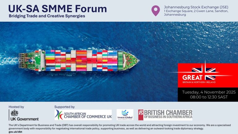 UK-SA SMME Forum Strengthens Bilateral Support for Entrepreneurs